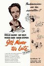 It's Never Too Late (1956) скачать бесплатно в хорошем качестве без регистрации и смс 1080p